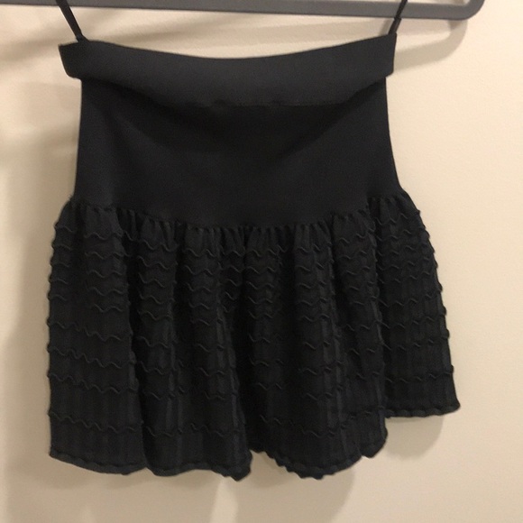 BCBG Black Drop Waist Skirt Small - Picture 4 of 4
